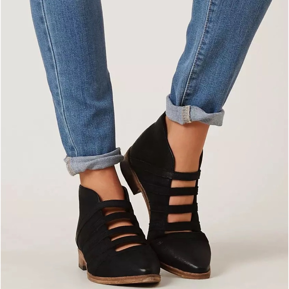 Free People Swept Away Ankle Boot Size 38
